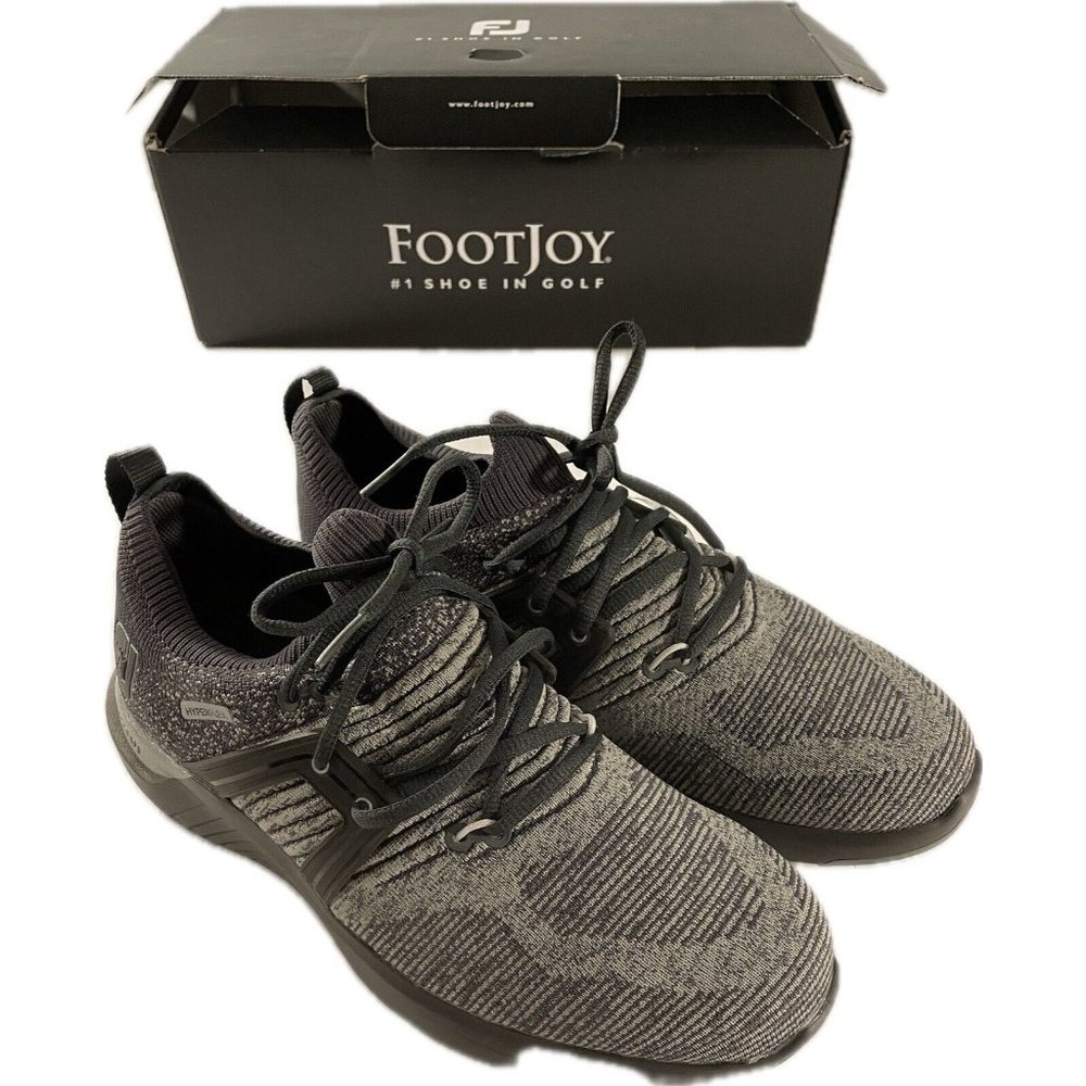 Men's Footjoy 51081 FJ Hyperflex Golf Shoes Gray M Width Waterproof Size 7 M